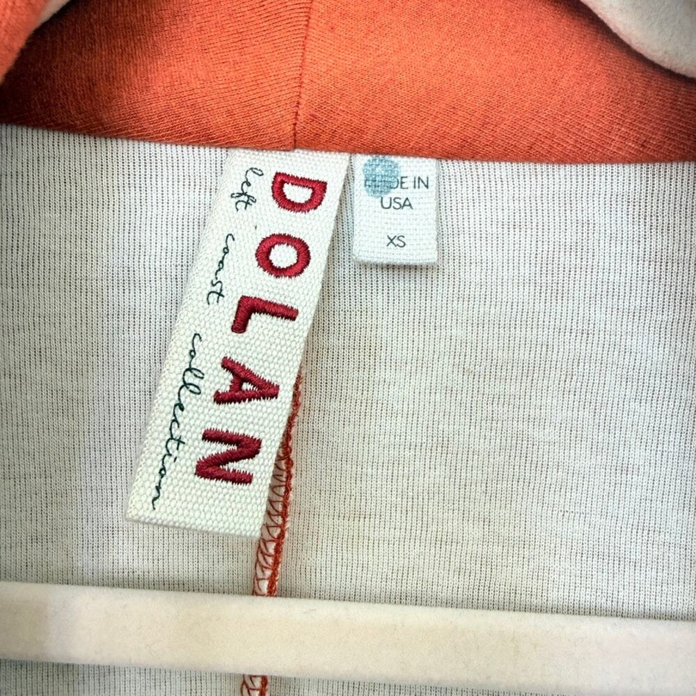 Dolan Left Coast Collection Open Front Rust Orang… - image 3